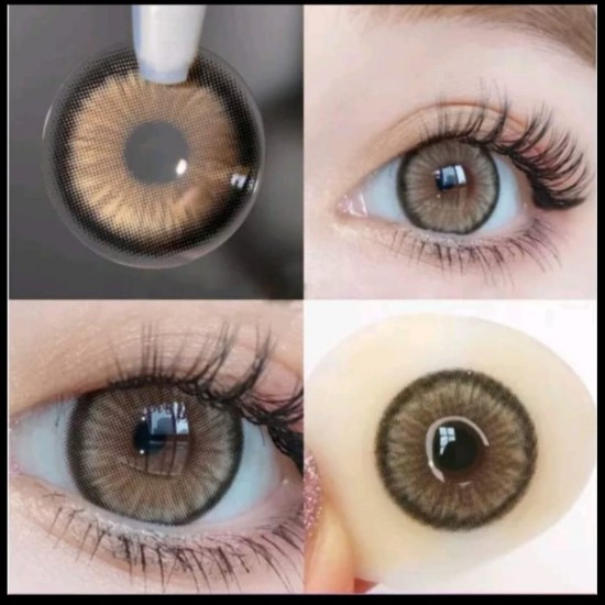 Diamond Kahverengi Renkli Lens