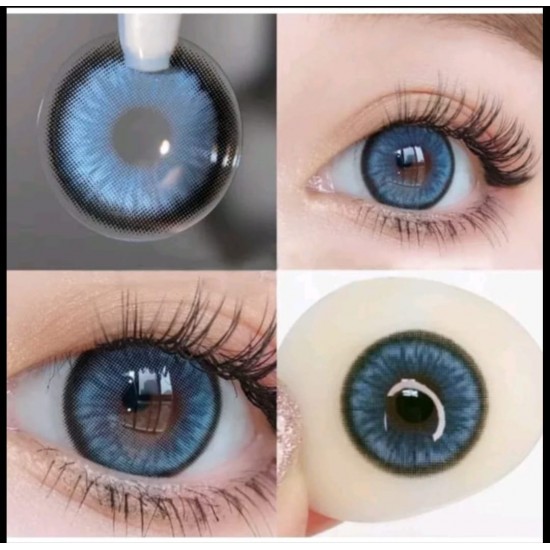 Diamond Mavi Renkli Lens