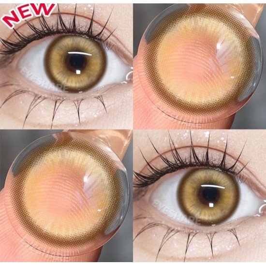 Madrid Kahverengi Circle Lens