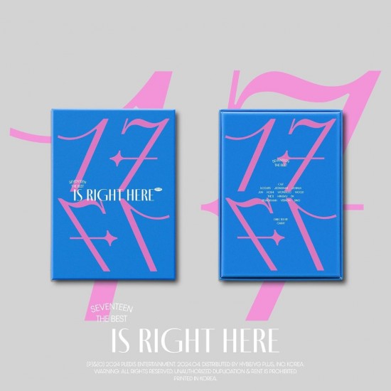 SEVENTEEN BEST ALBUM – 17 IS RIGHT HERE (DEAR Ver.) (Random)