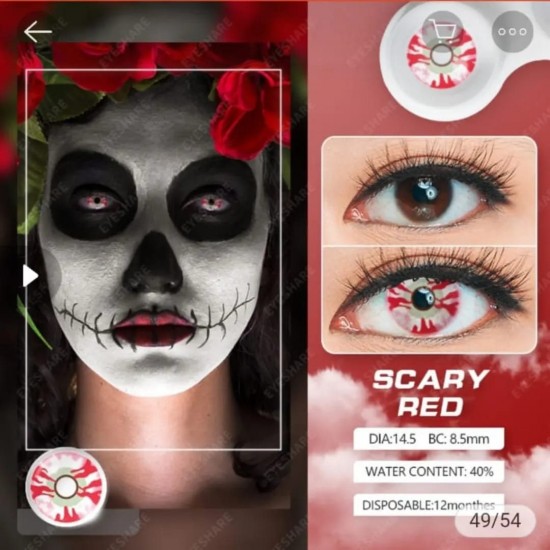 Cosplay Scary Kırmızı