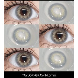 Taylor Gri Doğal Circle Lens