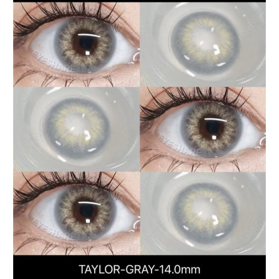 Taylor Gri Doğal Circle Lens