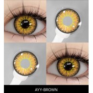AYY Kahverengi Doğal Circle Lens