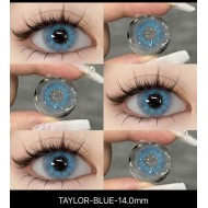 Taylor Mavi Doğal Circle Lens
