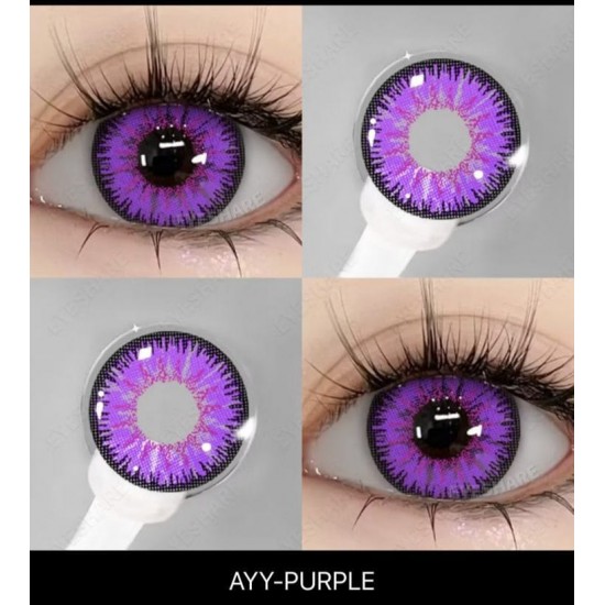 AYY Purple Doğal Circle Lens
