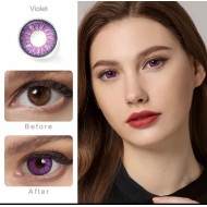 Circle Doğal Mor Lens