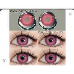 Nebula Doğal Circle Pembe Lens