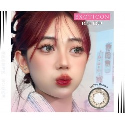 Exocotıon OCHRE BROWN Circle  Lens