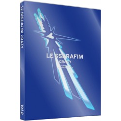 LE SSERAFIM CRAZY 4th Mini Album (Standard ver Vol 2. MAVİ Ver.)