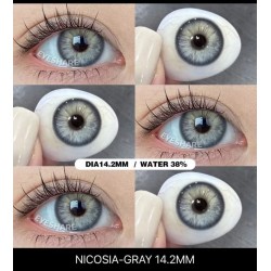 Nıcosıa Gri Renkli Lens