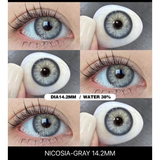 Nıcosıa Gri Renkli Lens