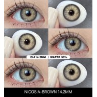 Nıcosıa Kahverengi Renkli Lens