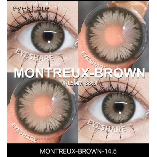 Montreux Kahverengi Renkli Lens