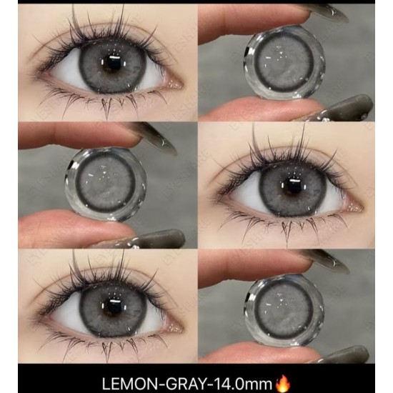 Lemon Doğal Circle GRİ Lens