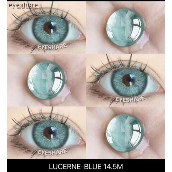 Lucerne Mavı Renkli Lens