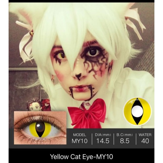 Kedi Göz Sarı Cosplay