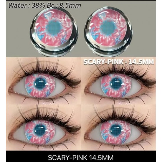 Scary Cosplay Pembe Lens