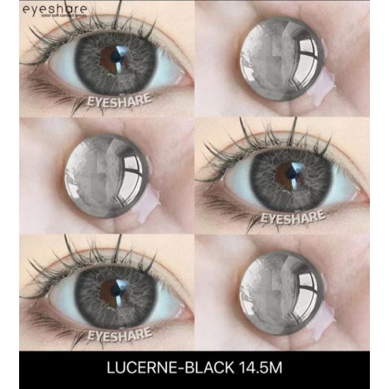 Lucerne Siyah Renkli Lens