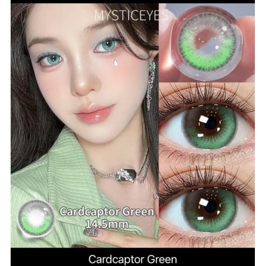Cardcaptor Yesıl Doğal Circle Lens