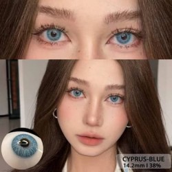 CYPRUS Mavi Doğal Circle Lens