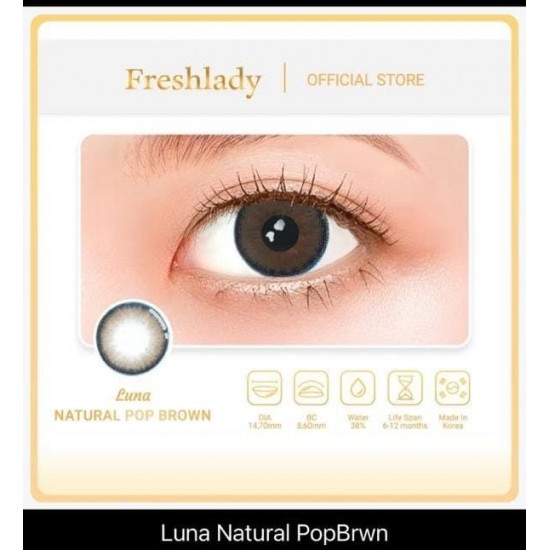 LUNA NATURAL POP BROWN