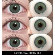 Barcelona Yeşil Renkli Lens
