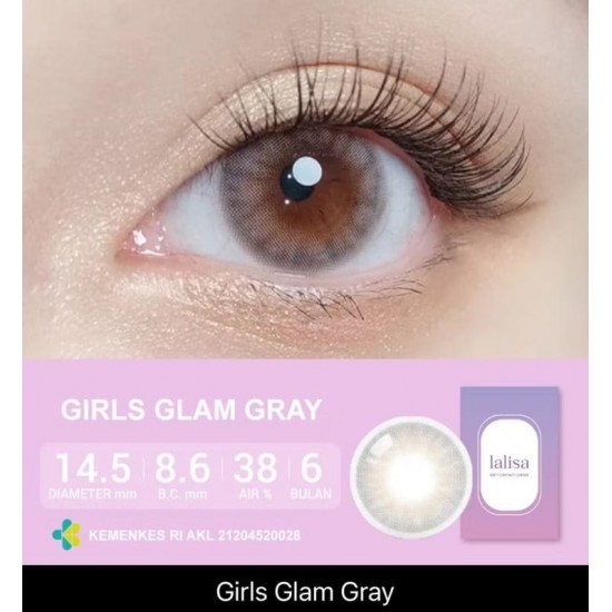 LALİSA Girls Glam Gri Doğal Lens