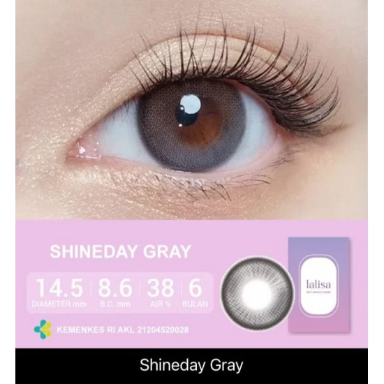 LALİSA SHINEDAY Gri Doğal Lens