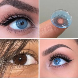 PIXIE Mavi Doğal Circle Lens