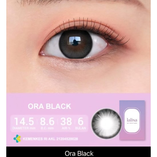 LALİSA Ora Siyah Doğal Lens