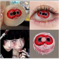 Twın Hex Kırmızı Anime Lens
