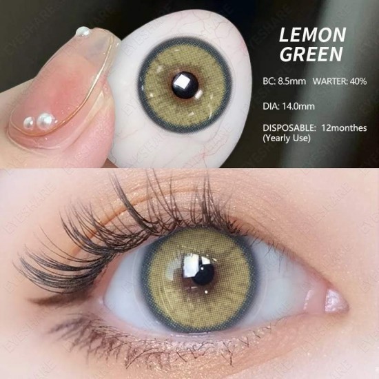 Lemon Doğal Circle Pembe Lens
