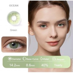 OCEAN Yeşil Renkli Lens