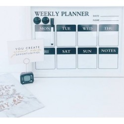 Haftalık Planner Yazı Tahtası Yatay