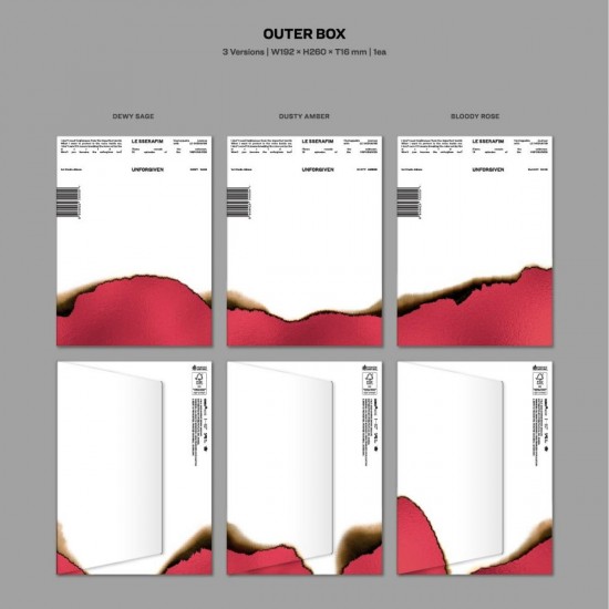 LE SSERAFIM 1st Studio Album - UNFORGIVEN 