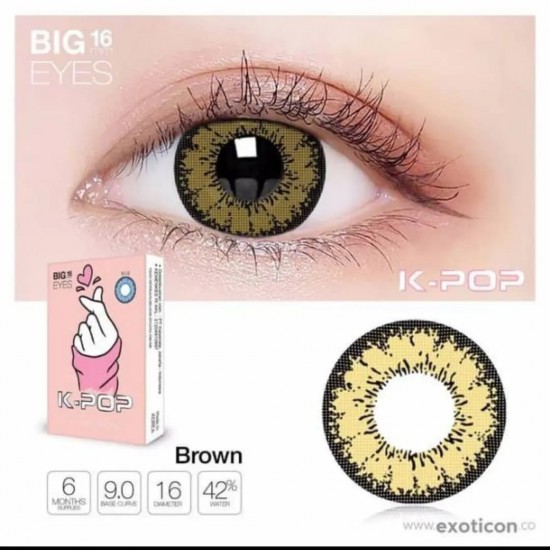 Exocotıon Kahverengi Circle  Lens